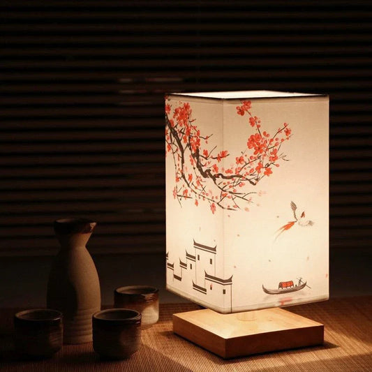 Lampe d’ambiance style Japandi – lumière chaude et diffuse