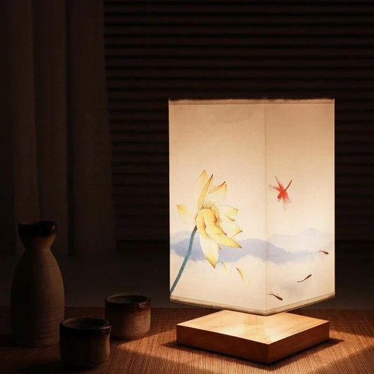 Lampe d’ambiance style Japandi – lumière chaude et diffuse